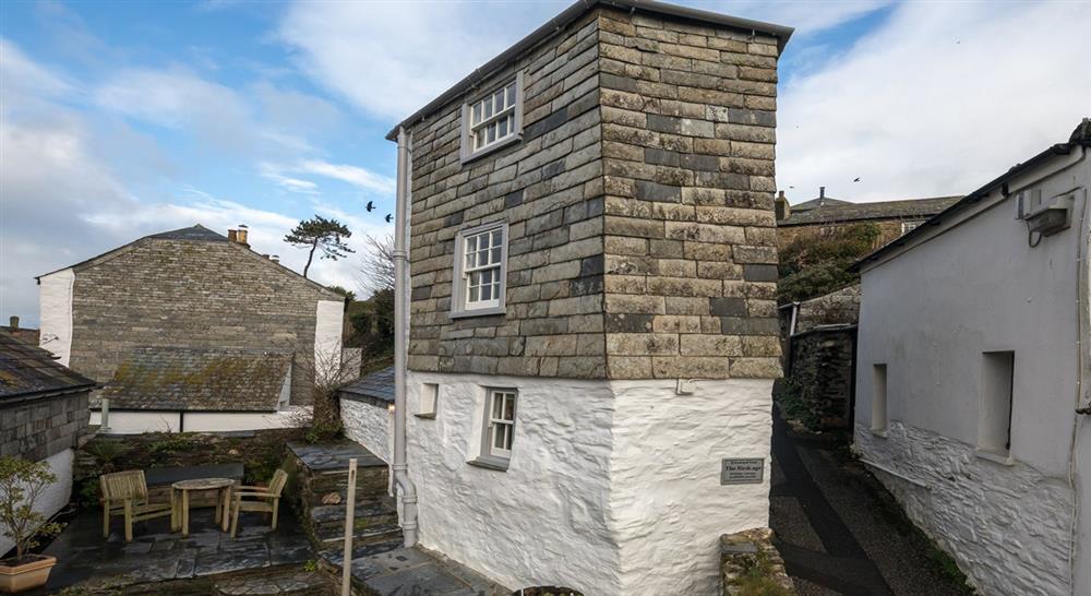 The exterior of The Birdcage, Port Isaac, Cornwall