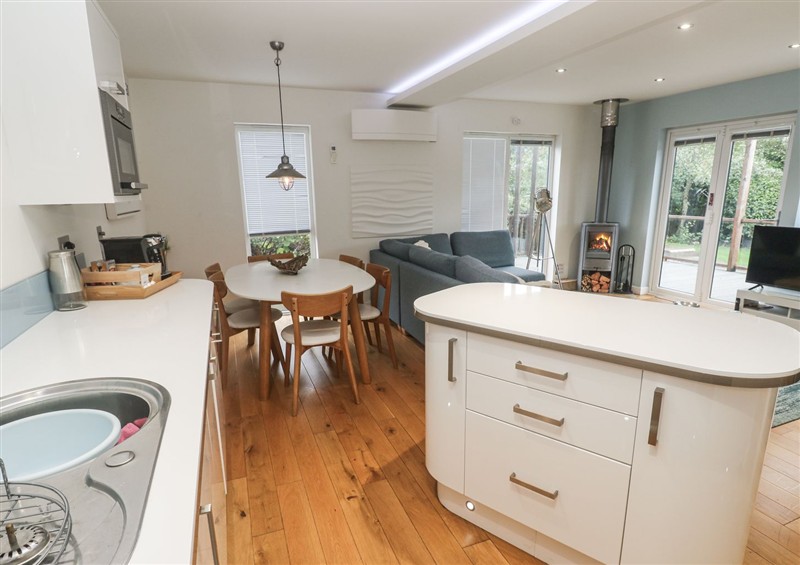 The kitchen at The Black Barnacle, Portreath