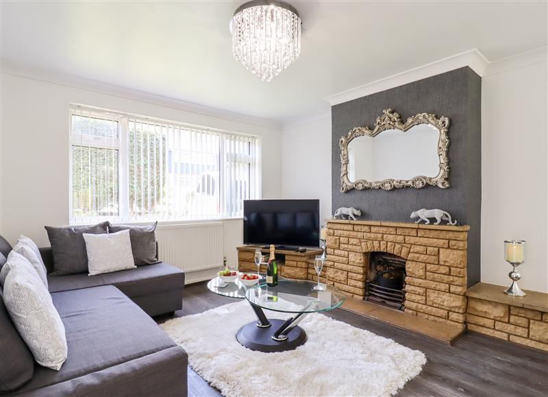 The living area at The Blossom Woods, Downley