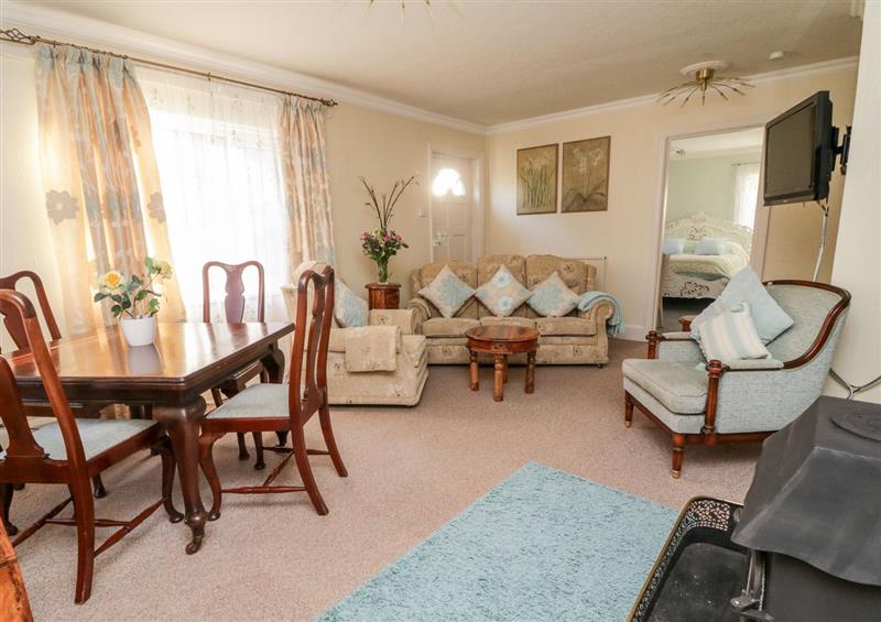 Enjoy the living room at The Blue House at Magnolia Lake, Mamhead near Dawlish