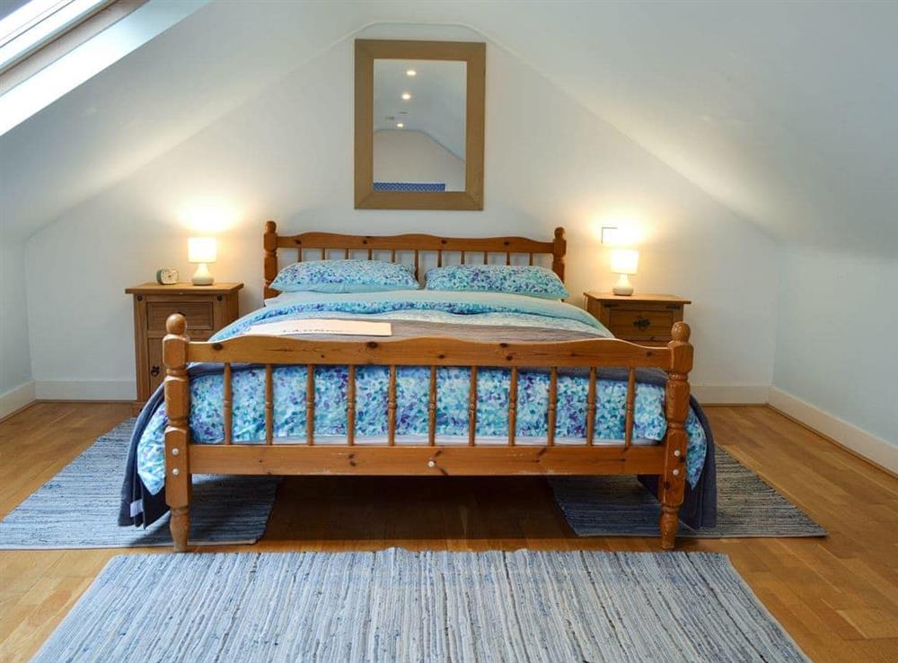 Generous sized�double bedroom at The Blue Loft in Playden, near Rye, East Sussex