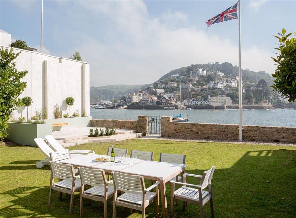 Outdoor eating area (photo 2) at The Boat House in Dartmouth, South Devon., Great Britain