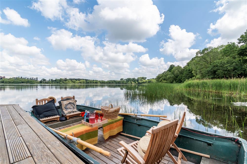 Take the boat out onto the lake