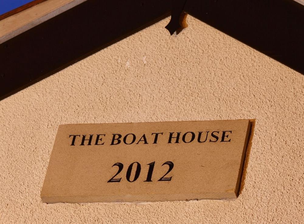 Signage of The Boat House
