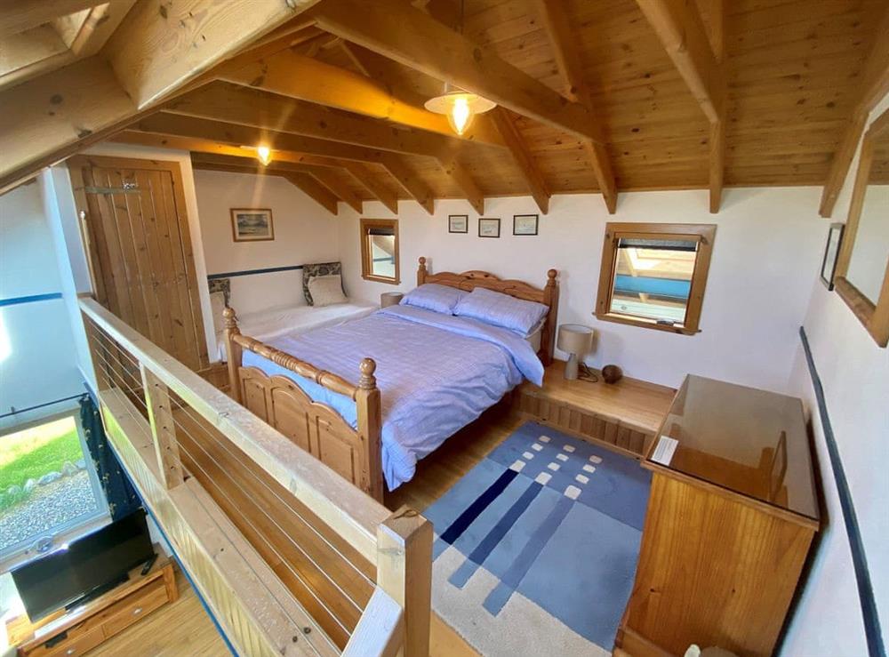 Double bedroom at The Boat House in Lochmaddy, Outer Hebrides, Isle Of North Uist