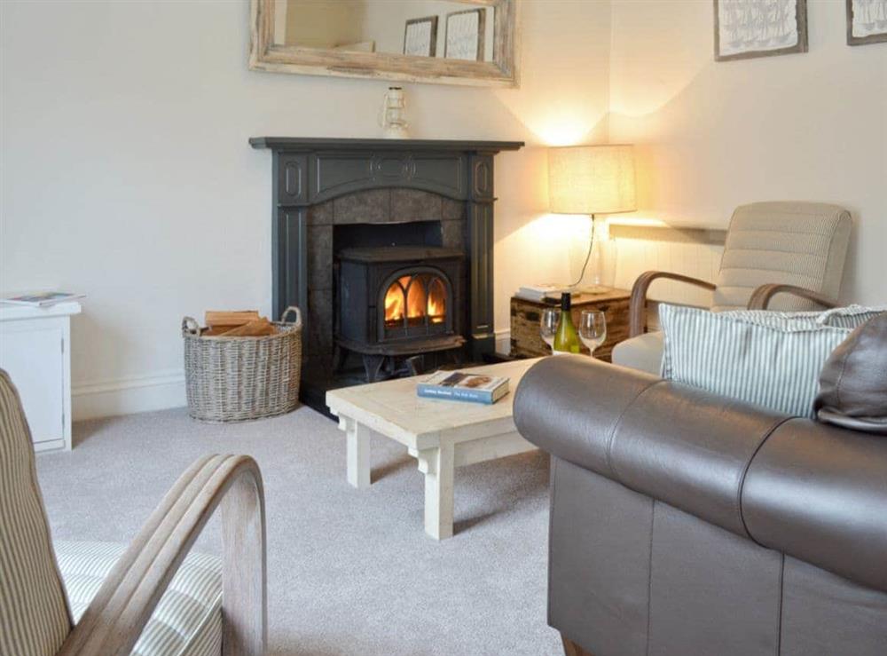 Open plan living/dining room/kitchen at The Boat Watch in Mousehole, near Penzance, Cornwall