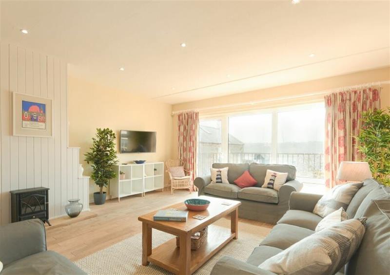 Enjoy the living room at The Boathouse, Alnmouth
