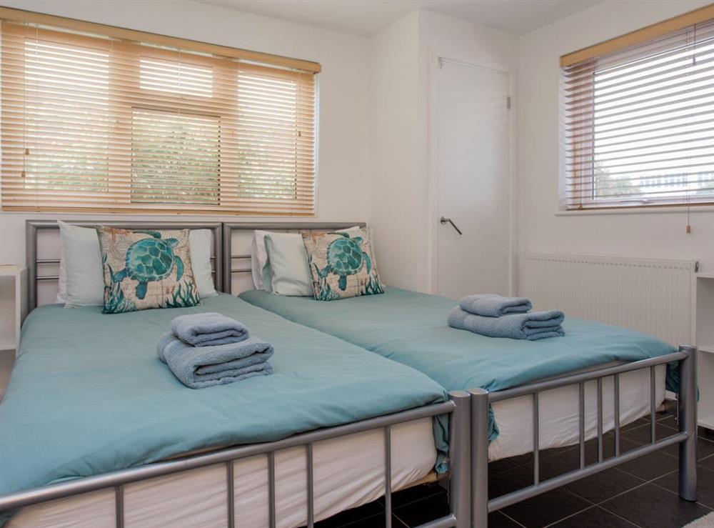 Twin bedroom at The Boathouse in East Cowes, Isle of Wight