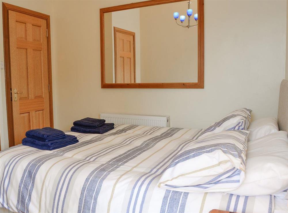 Double bedroom at The Boathouse in Findochty, near Buckie, Highlands, Banffshire