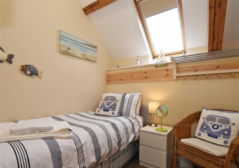 One of the bedrooms at The Boathouse, Seahouses