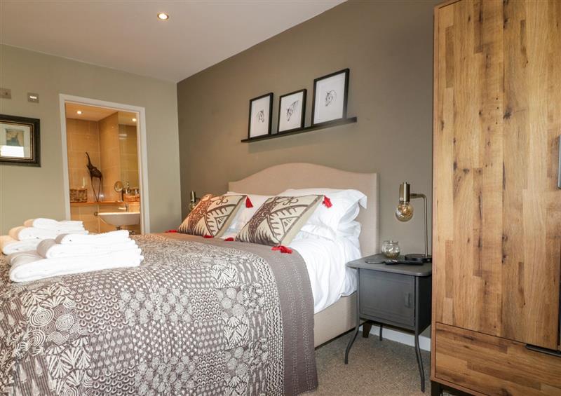 One of the bedrooms at The Bolt Hole, Downderry