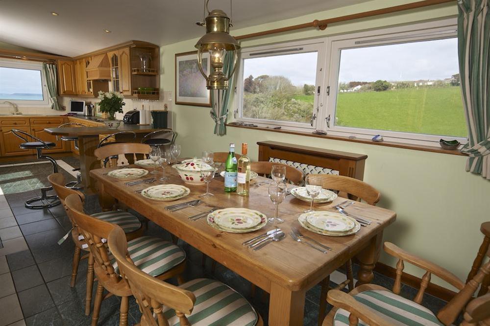Dining room at The Bolt Hole in Hope Cove, Nr Kingsbridge