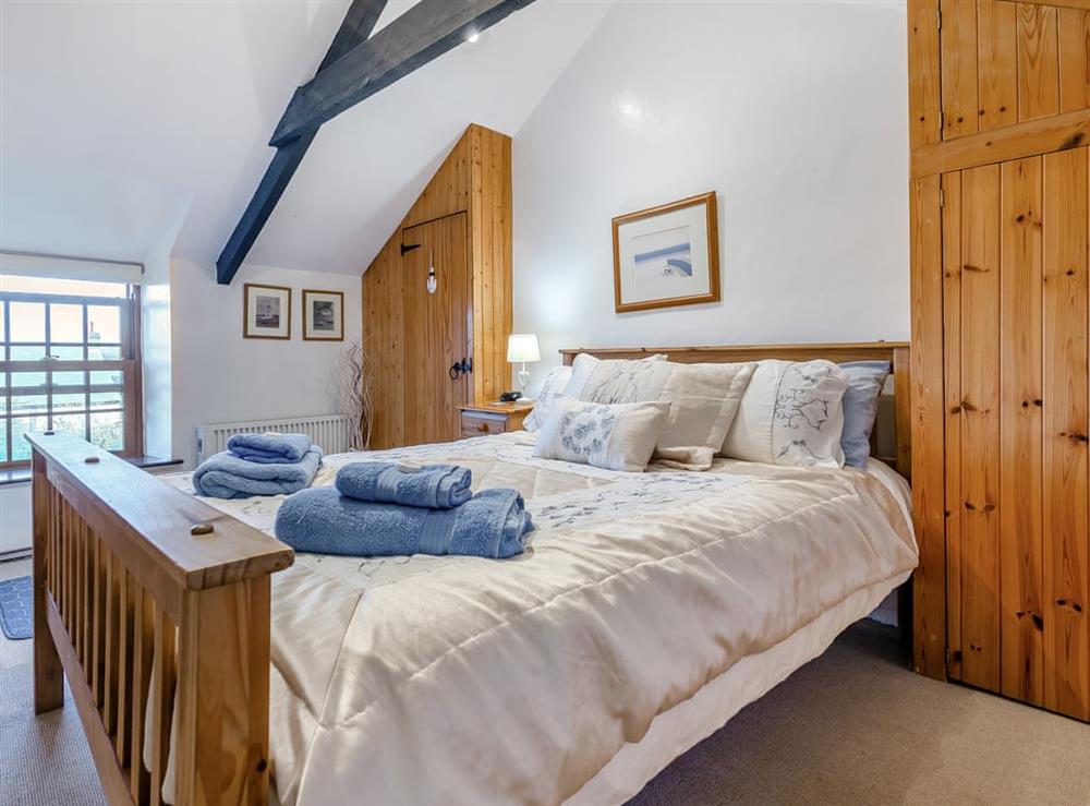 Double bedroom at The Bolt Hole in Tregony, Cornwall