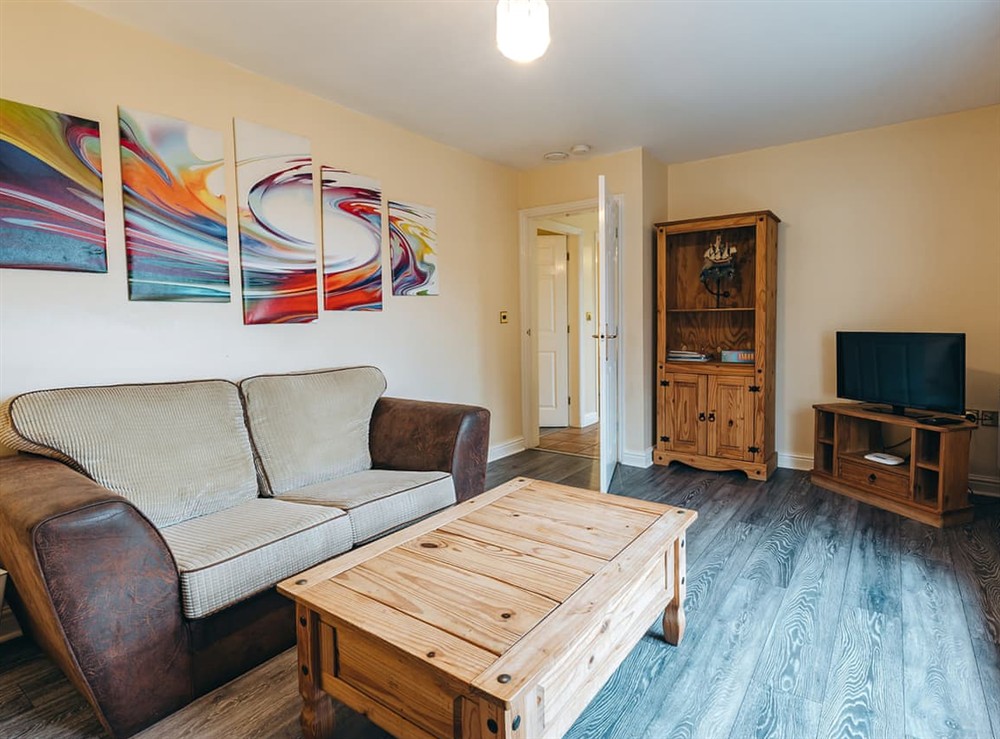 Living area at The Bothy at Hill Farm Netley Hall in Church Stretton, Shropshire