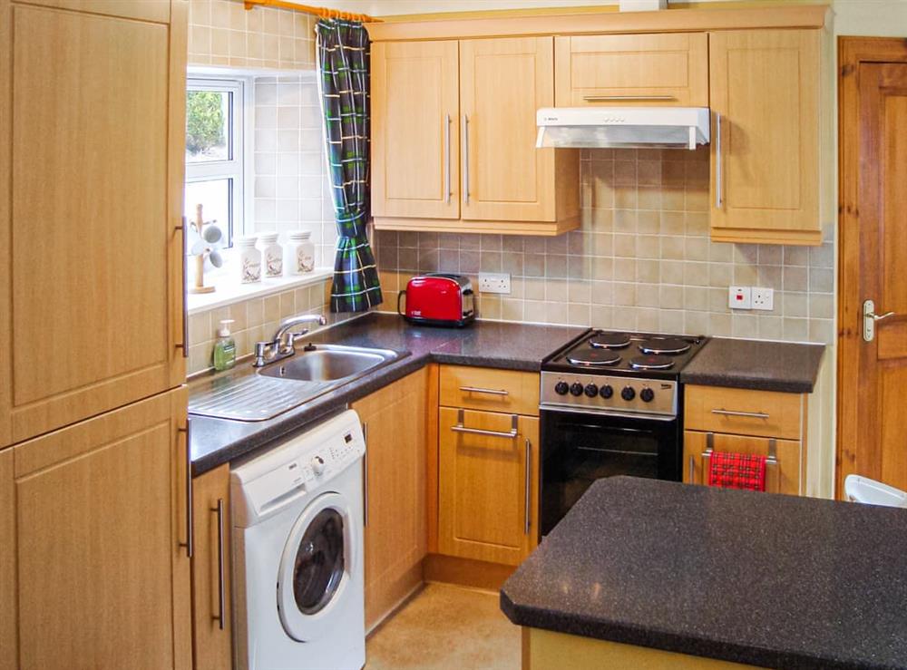Kitchen at The Bothy at Willowbank in Ballindalloch, Morayshire