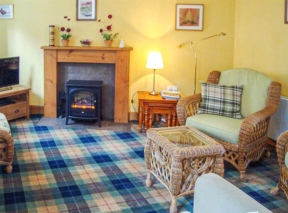 Living room at The Bothy at Willowbank in Ballindalloch, Morayshire
