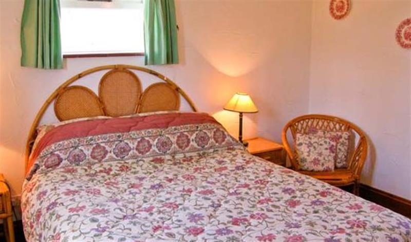 One of the  bedrooms at The Bothy, Lymington