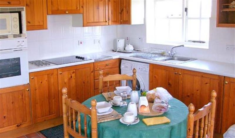 The kitchen at The Bothy, Lymington