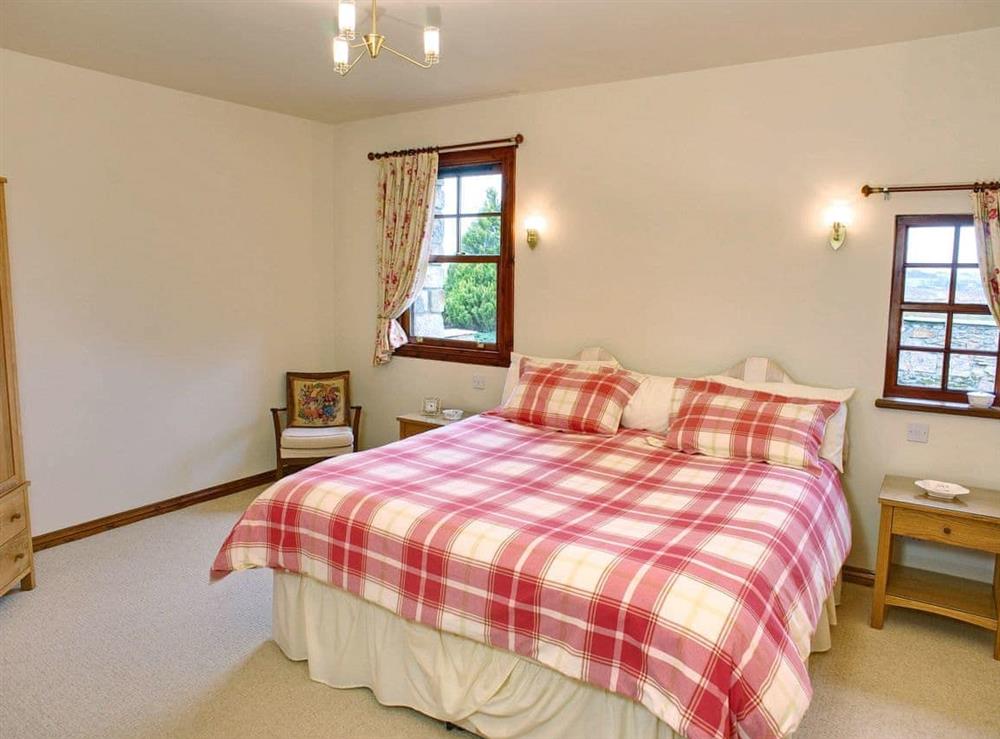 Relaxing double bedroom at The Bothy in Forth, Glasgow and Clyde, Lanarkshire