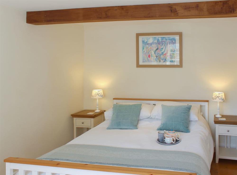 Relaxing double bedroom at The Bothy in Lymington, Hampshire