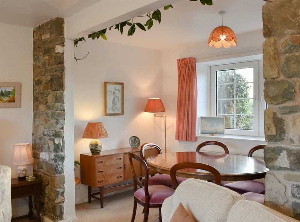 Living room/dining room at The Bothy in Old Hutton, near Kendal, Cumbria