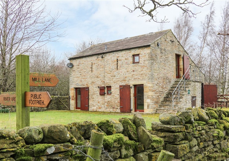 This is the garden at The Bothy, Redmire