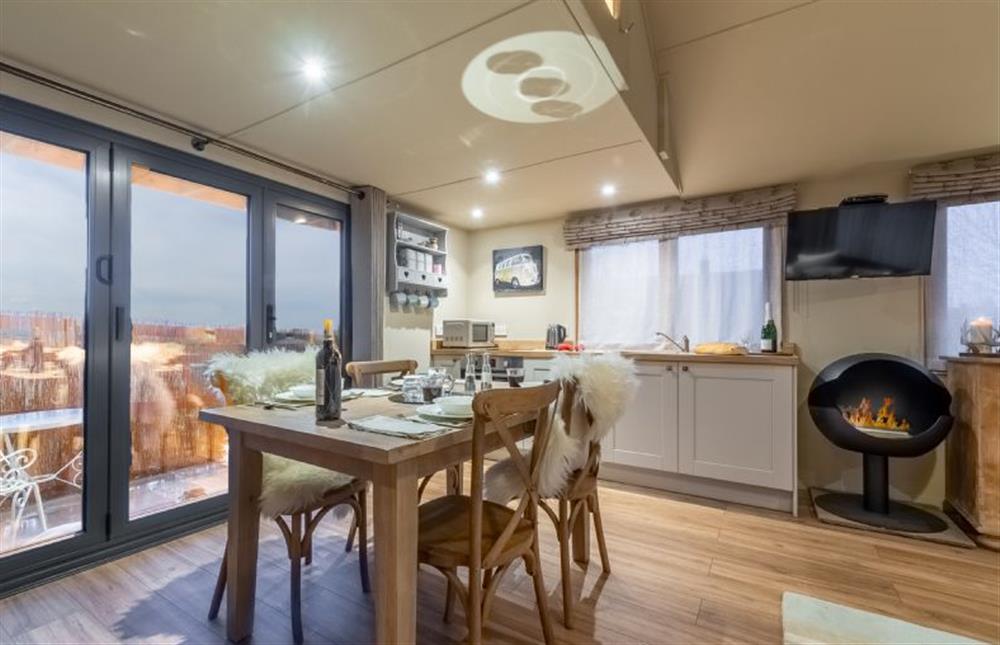 The kitchen is well-equipped and has everything you need at The Bothy, Ringstead near Hunstanton