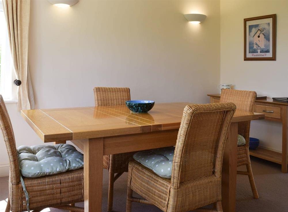Ideal dining area at The Bothy in Upton, Didcot, Oxfordshire., Great Britain