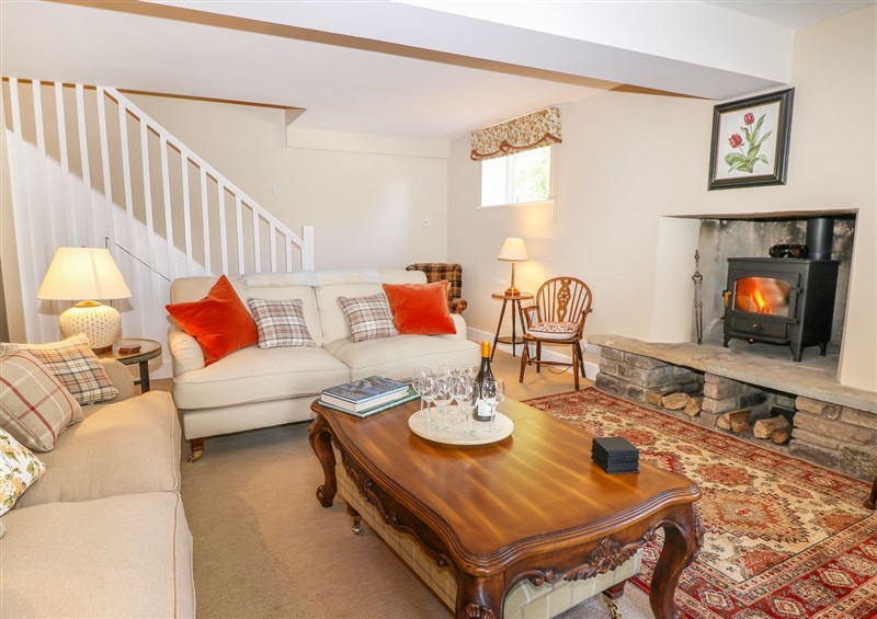 Relax in the living area at The Bothy, Wildboarclough