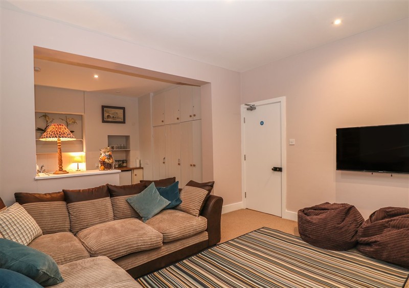 The living area at The Bothy, Wildboarclough