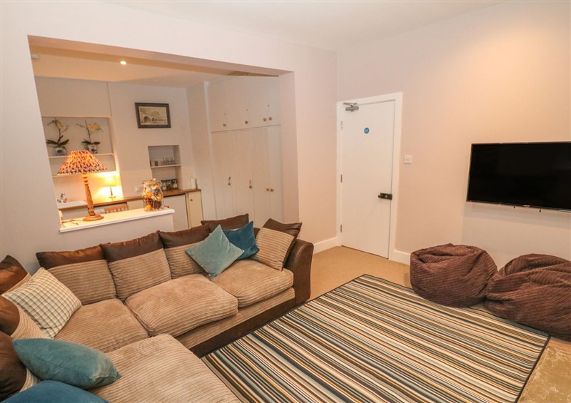 The living room at The Bothy, Wildboarclough