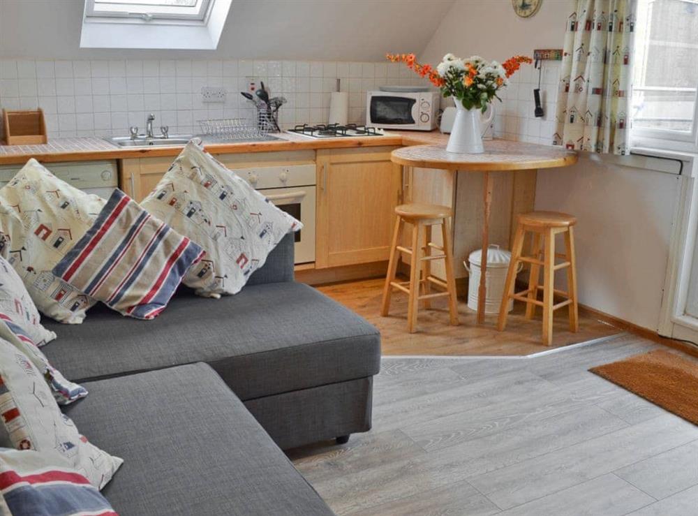 Lounge & kitchen at The Bow in Middleton-on-Sea, West Sussex