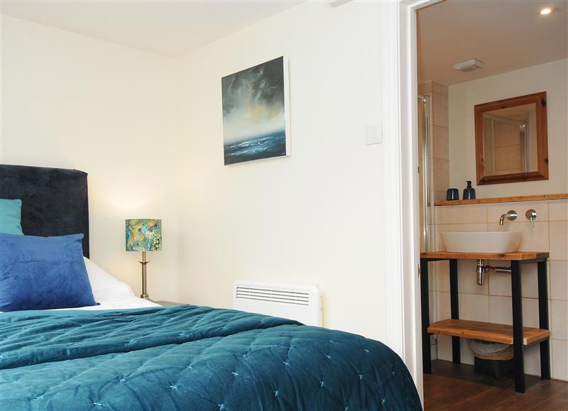 This is the bedroom at The Bower, Manaccan near St Keverne