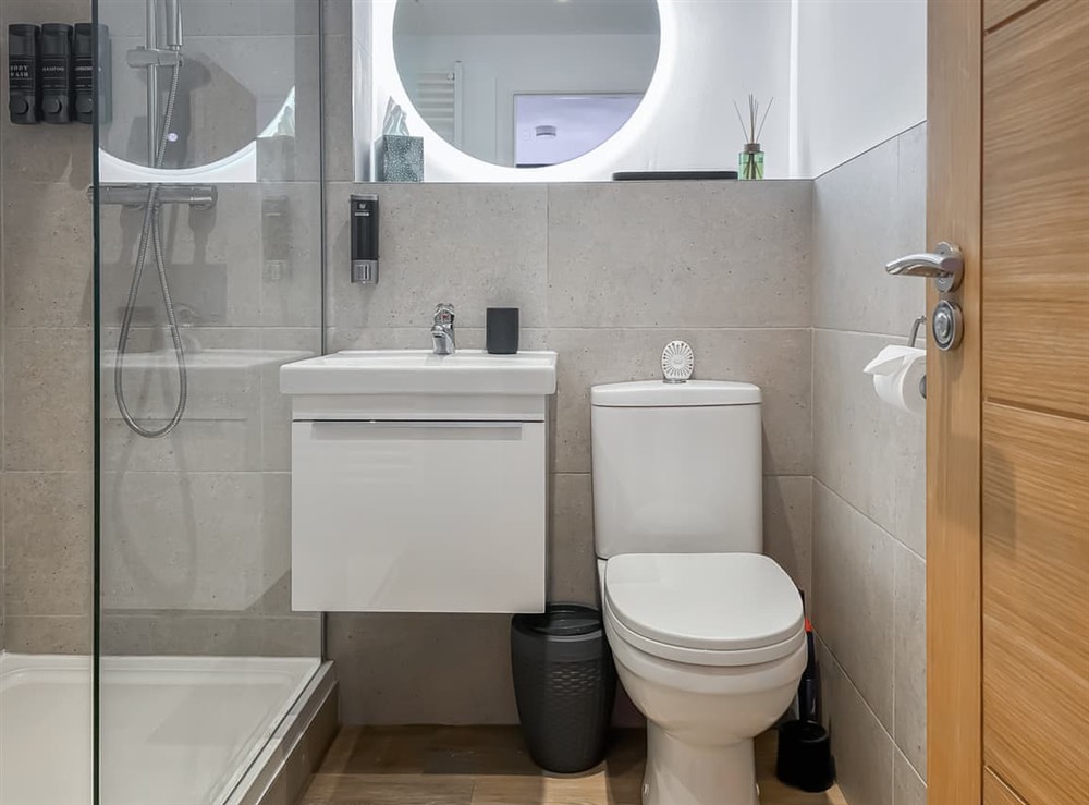 Bathroom at The Bradgate Escape in Anstey, Leicestershire