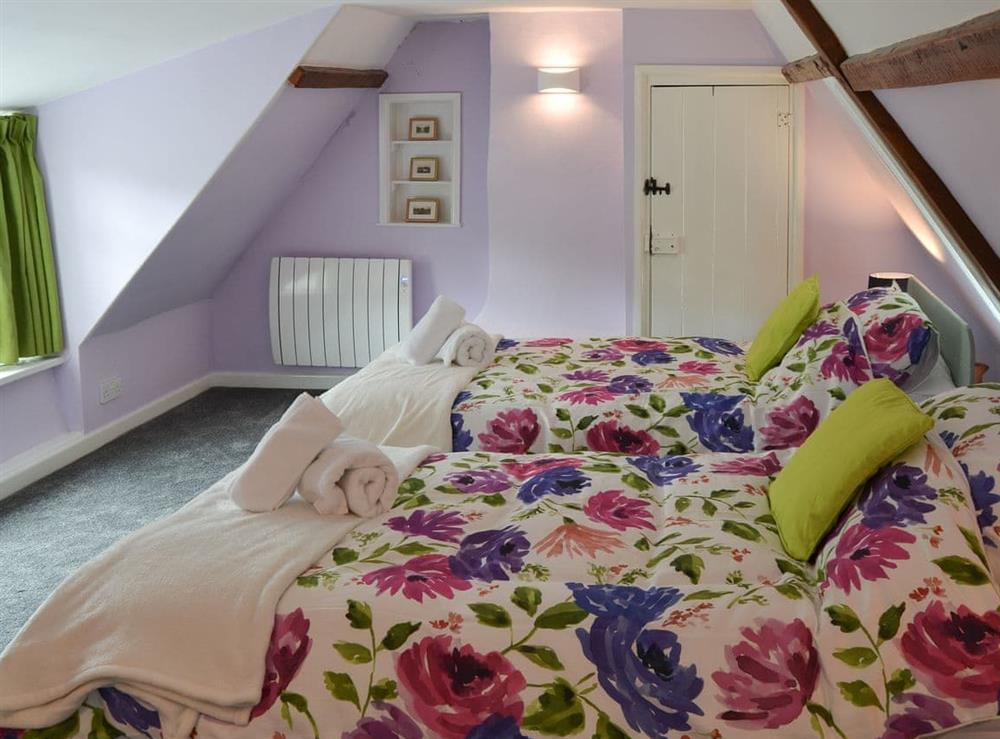 Twin bedroom at The Brambles in Horning, near Norwich , Norfolk