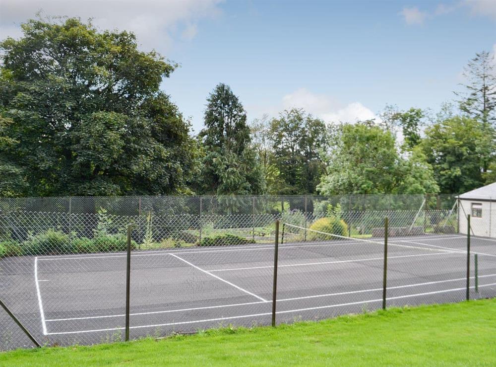Tennis court at The Brewers Cottage in Near Mauchline, Ayrshire