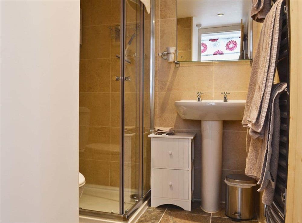 Shower room at The Briar in Belper, Derbyshire