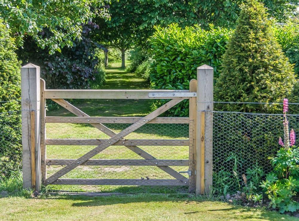 Garden at The Bull Pen in Lawford, Essex, England