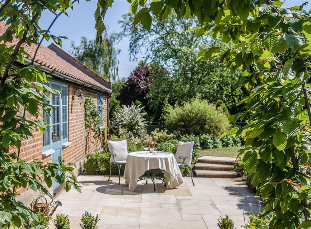 Outdoor space at The Bull Pen in Lawford, Essex, England