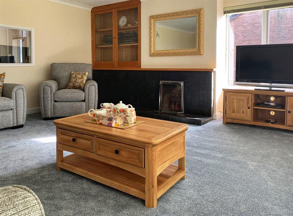 Living room at The Bungalow in Aikton, near Carlisle, Cumbria