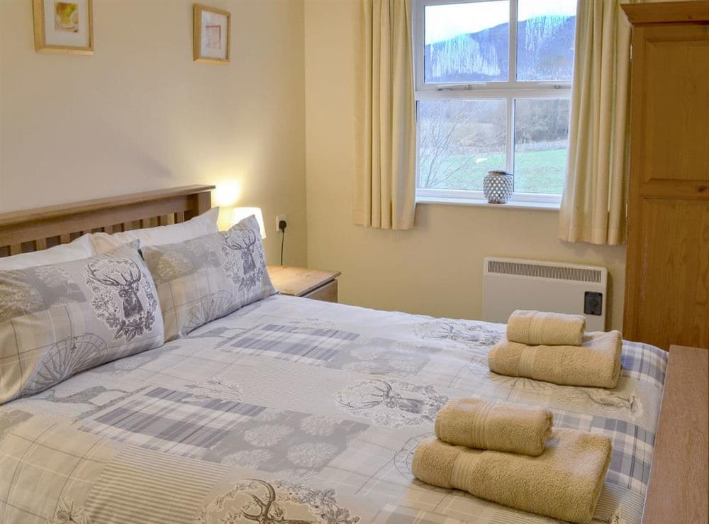 Comfortable double bedroom at The Bungalow in Aviemore, Speyside, Inverness-Shire