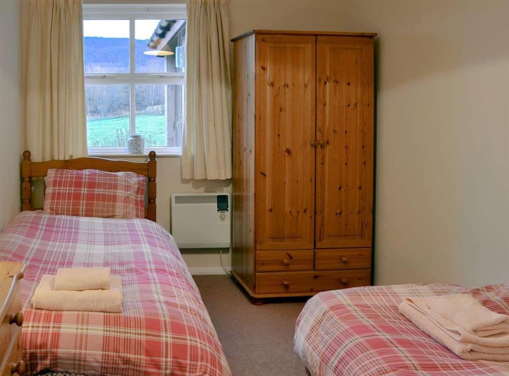 Twin bedroom at The Bungalow in Aviemore, Speyside, Inverness-Shire