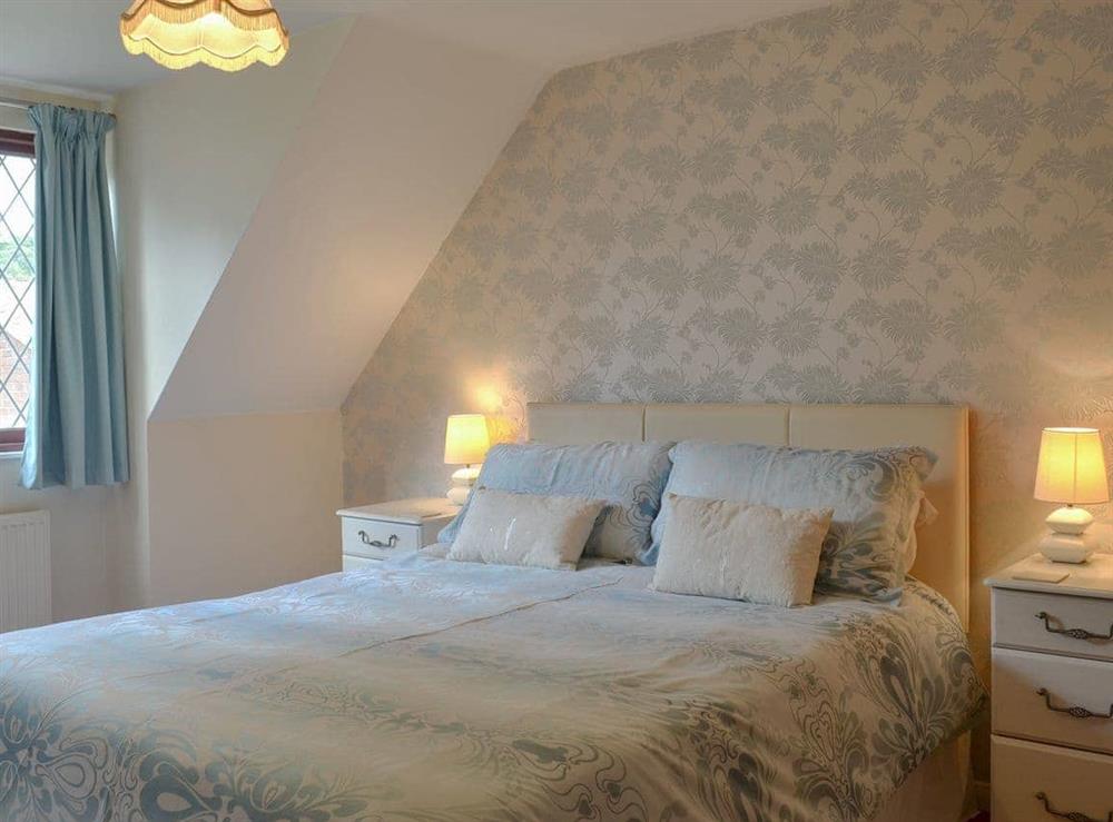 Comfy double bedroom at The Bungalow in Lebberston, near Filey, North Yorkshire