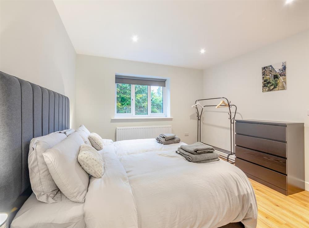 Double bedroom at The Bunker in Bamburgh, Northumberland
