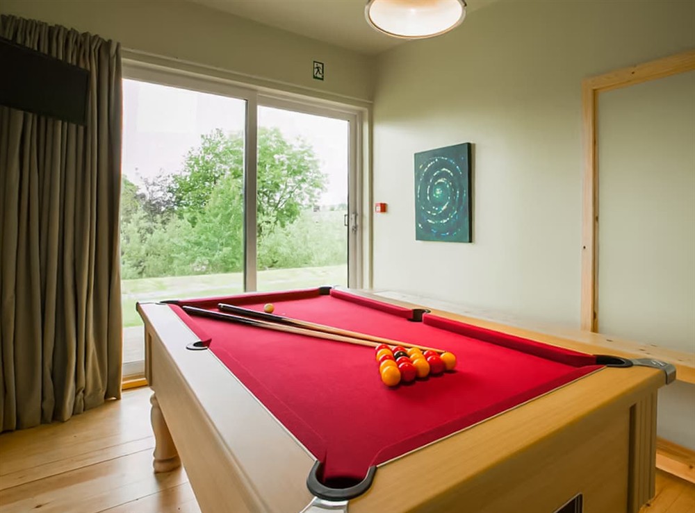 Games room at The Bunkhouse in Hexham, near Bellingham, Northumberland