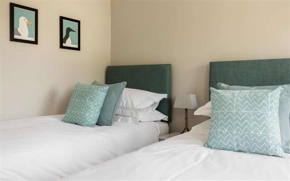 One of the bedrooms at The Buoys in Lymington