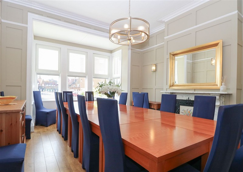 The dining room at The Burleigh, Hunstanton