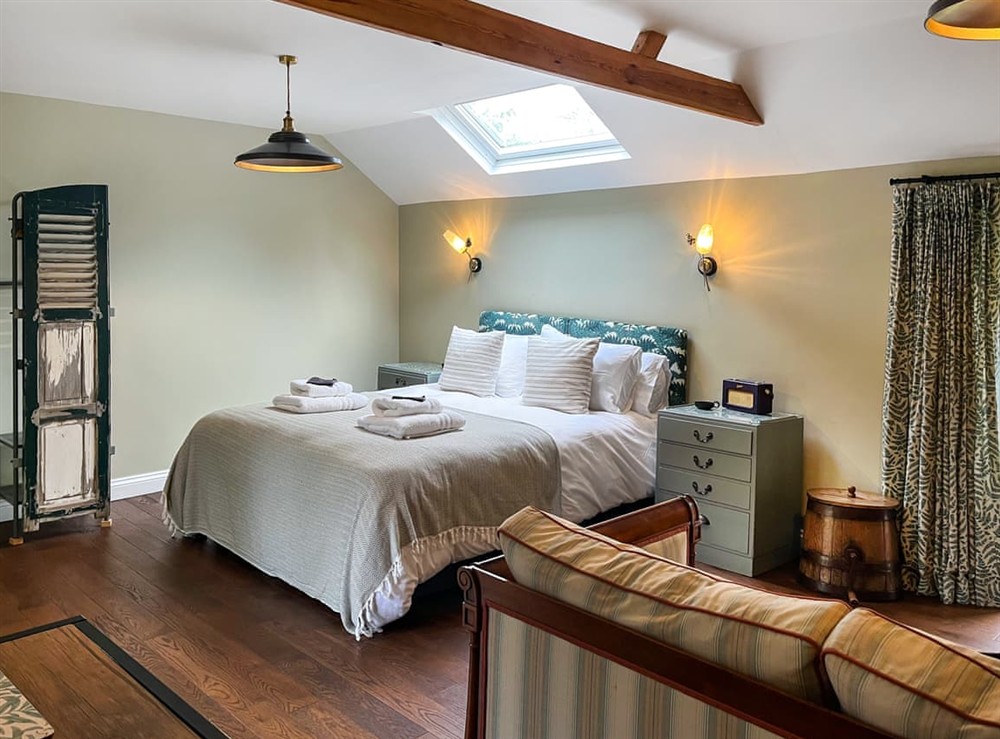 Double bedroom at The Butterchurn in Halesworth, Suffolk