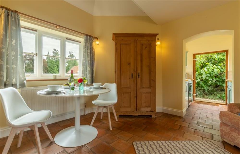 Ground Floor: A dining area for two at The Buttery, Honingham near Norwich