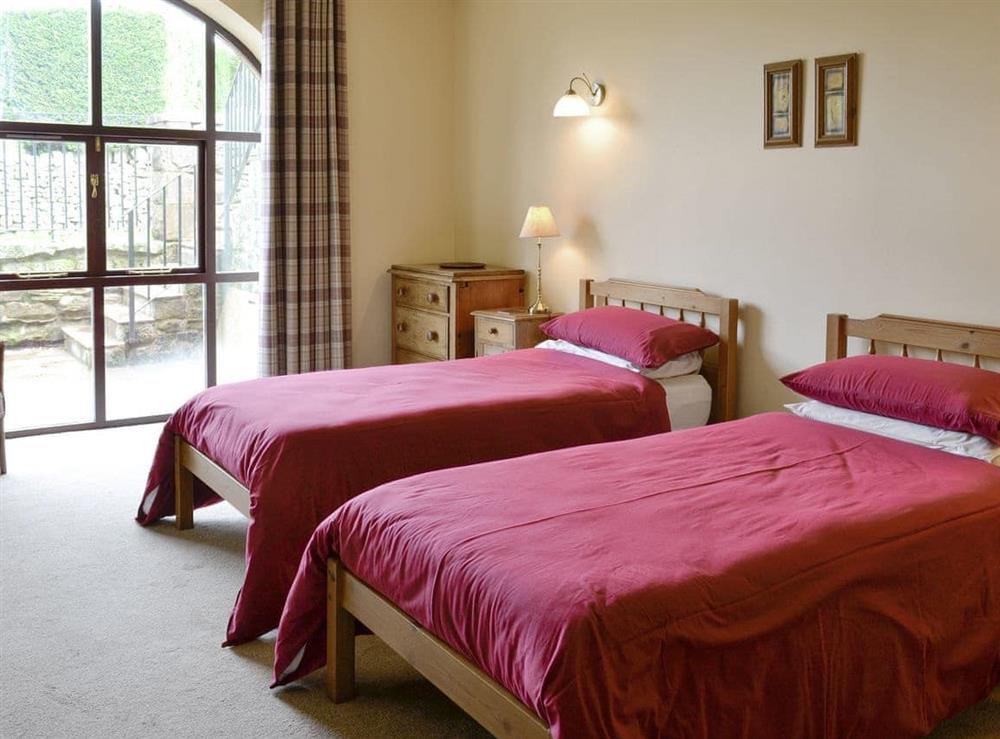 Comfortable twin bedroom at The Byre in Airton, Nr Skipton., North Yorkshire
